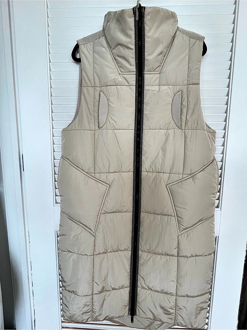 NEW Free People Quilted Puffer Vest in Cream
